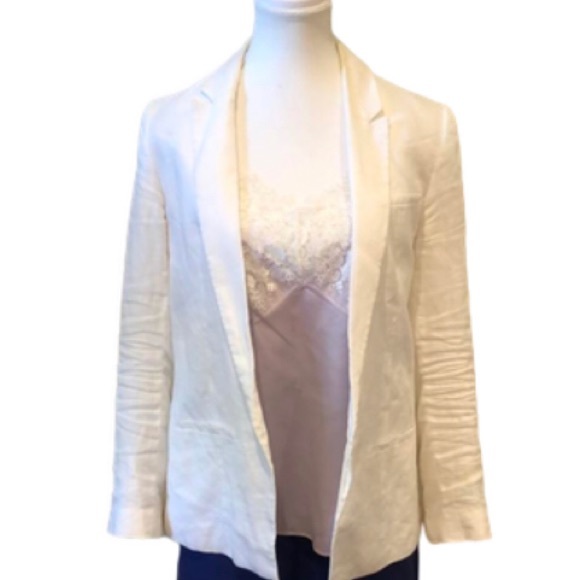 Diane von Fürstenberg Spaghetti Strap Lilac with White Lace Cami Sz M - Picture 3 of 15